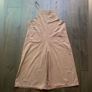 Brown Sleeveless Jumpsuit